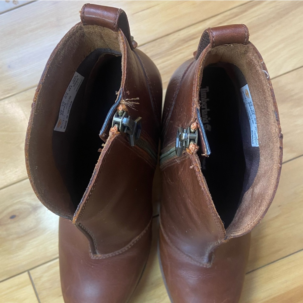 Timberland Earthkeepers Trenton Ankle Boots Womens Sz 6.5 Brown Leather 8542A - Picture 6 of 10